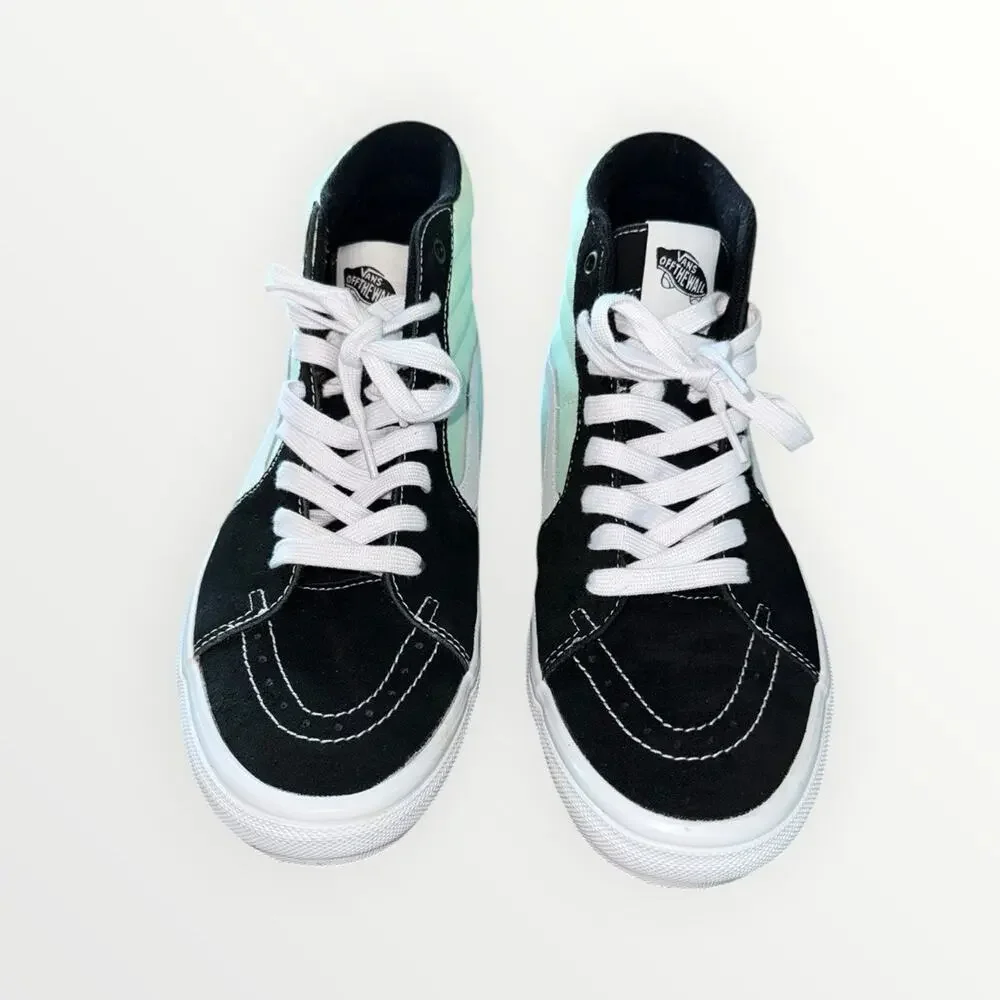 Vans Skate Sk8-Hi Mint Black Men’s 11.5 PopCush DURACAP VN0A5FCCM2T